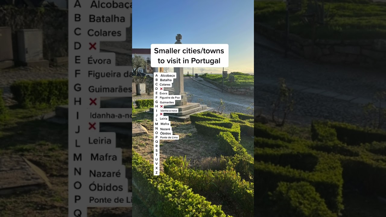 Small Cities/Towns to Visit in Portugal