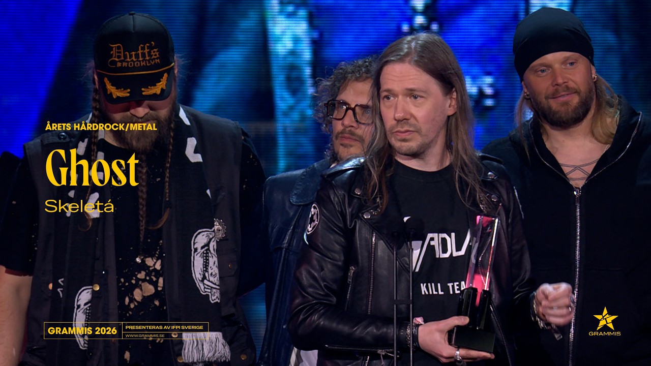 Ver Vinnare Årets Hårdrock/Metal: Ghost (Grammis 2026) no YouTube Ver Vinnare Årets Hårdrock/Metal: Ghost (Grammis 2026) no YouTube