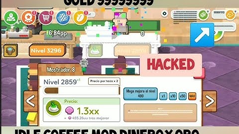 IDLE COFFEE MOD UNLIMITED MONEY AND GOLD #DINERO #OROGRATIS