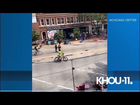 Video shows moment shots rang out at Fourth of July parade in Highland Park, Illinois