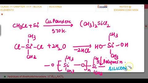 SILICONES|Class11 Chapter11|CBSE|NCERT