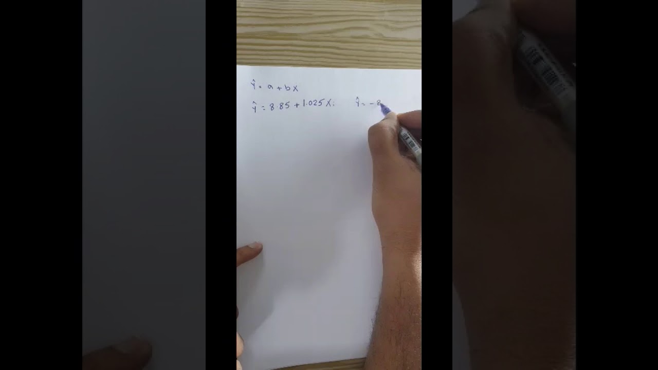 الانحدار الخطي البسيط باستخدام الحاسبة العلمية كاسيو