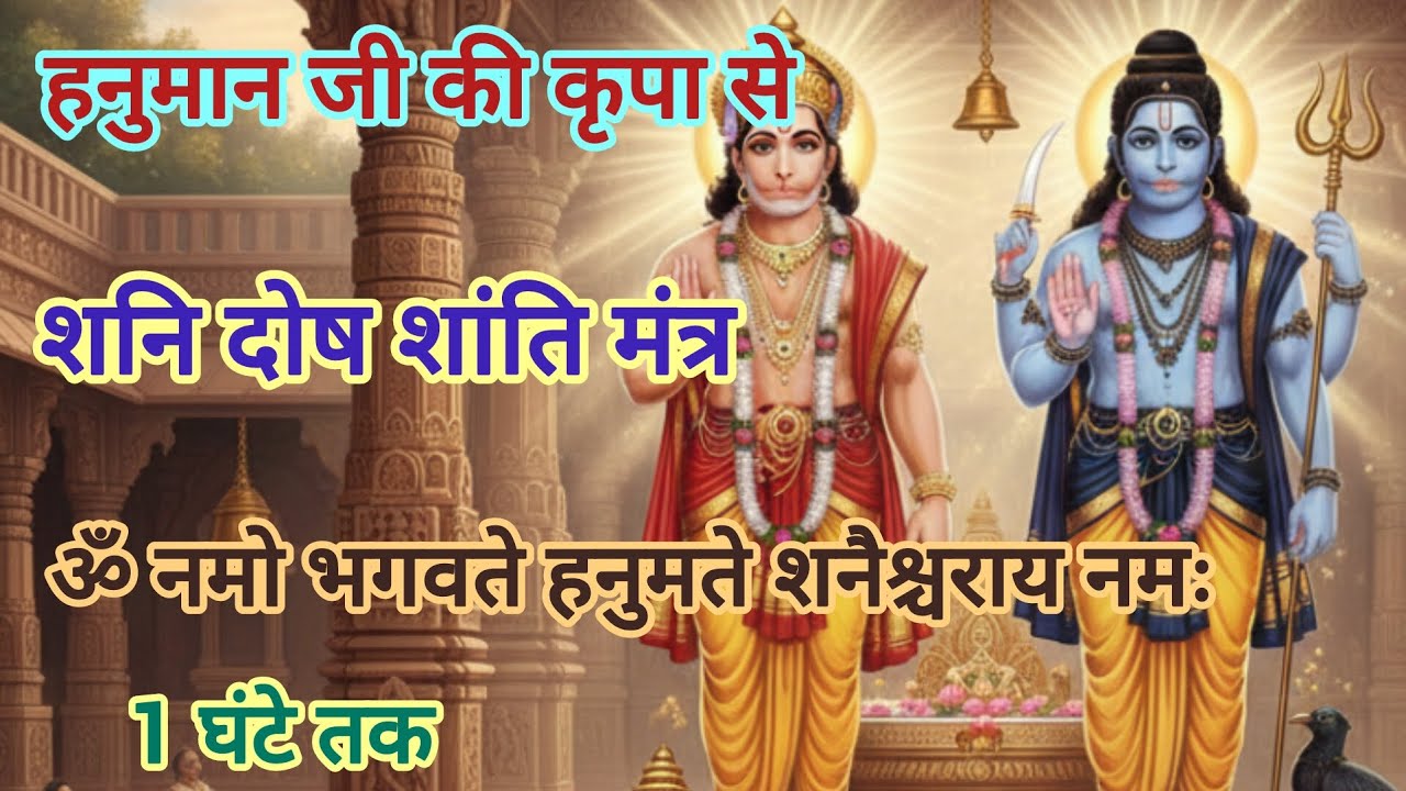 ॐ नमो भगवते हनुमते शनैश्चराय नमः