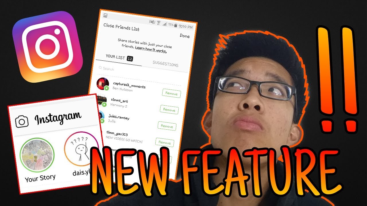 INSTAGRAM CLOSE FRIENDS REVIEW - YouTube