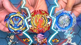 The Most Epic Triple Bey Battle Ever Beyblade Burst Evolution Of Greatness