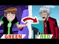 How did albedo get white hair and red color  ben 10 explained