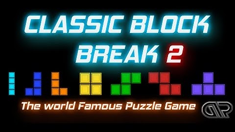 Classic Block Break 2 - Tetris Android Game trailer