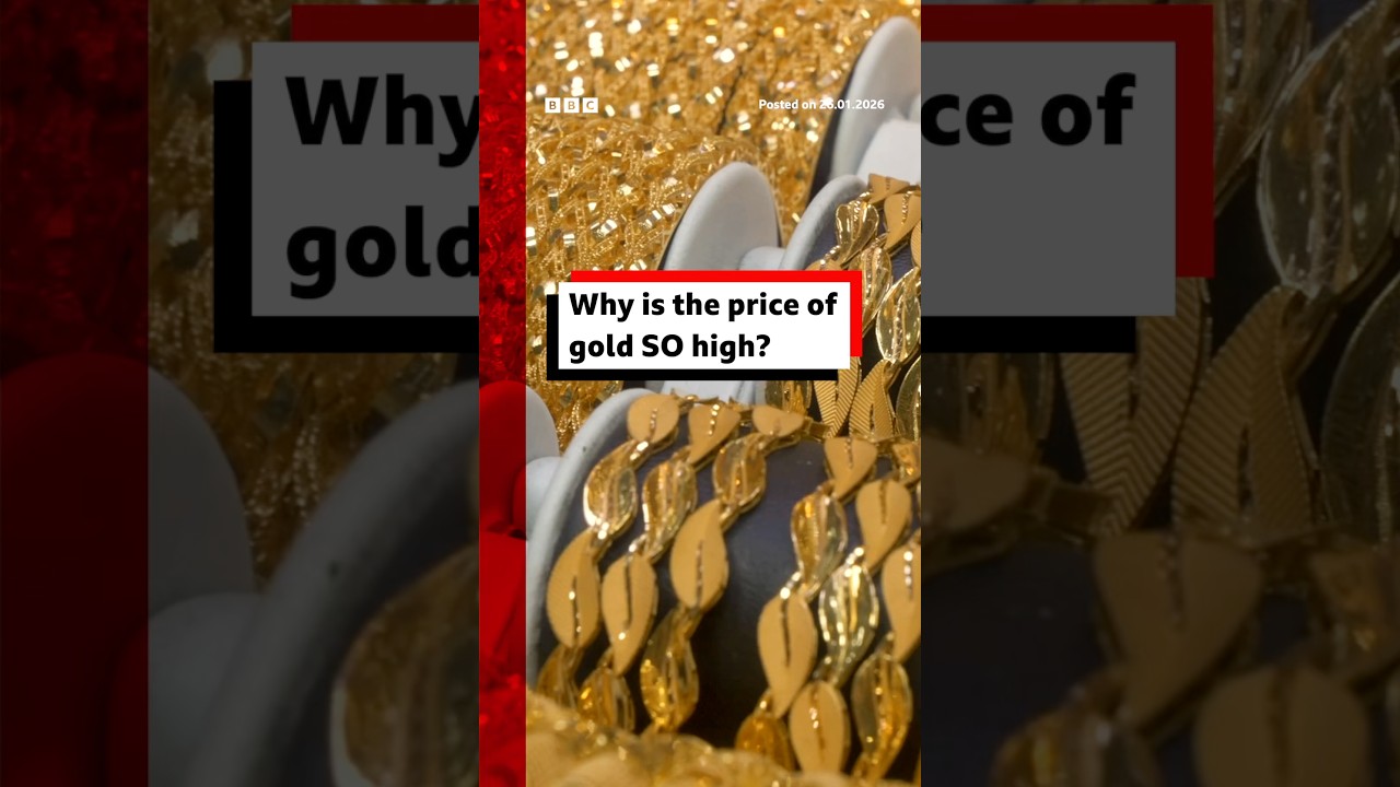 Why is the price of gold so high? #Gold #Economy #BBCNews