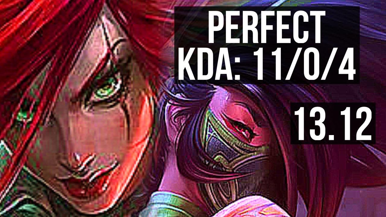 KATA vs AKALI (MID) | 11/0/4, Rank 7 Kata, Legendary, 900K mastery | NA Grandmaster | 13.12