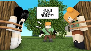 EPISODE  2: LOVE STORY: WHO WILL BRIX SAVE FIRST? HAIKO or ALEXIS?: Minecraft Animation