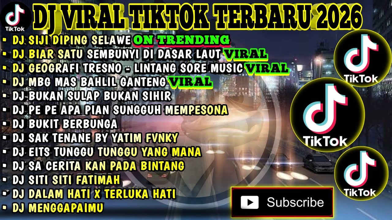 DJ VIRAL TIKTOK TERBARU 2026 | SIJI DIPING SELAWE - LINTANG SORE| BIAR SATU SEMBUNYI DI DASAR LAUT 