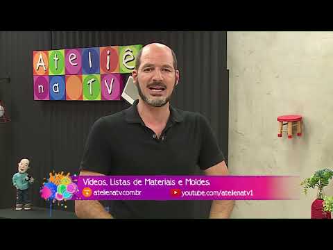 Ateliê na TV - 11.11.2019 - Jogo americano de Natal e entrevista com Center Panos