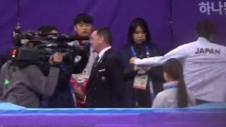 2018.2.16 PyeongChang Olympic kiss &amp; cry Yuzuru Hanyu