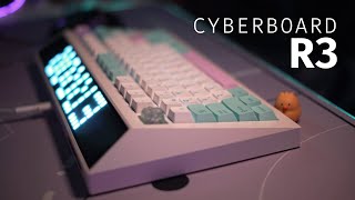 Cyberboard R3 - Build, Sound Test, Typing Sounds (Darling Switches)