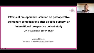 Covidsurg Webinar: Pre-operative Isolation for surgical patients - is it worth it? New Evidence