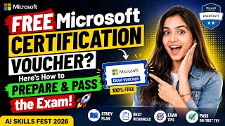 🔥 FREE Microsoft Certification Voucher? Here's How to Prepare & PASS the Exam! 🚀 AI Skills Fest 2026