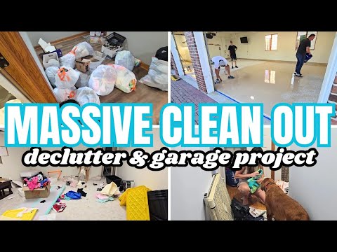 I Decluttered My ENTIRE HOUSE… Now I’m Finishing the Last of It + Garage Makeover / Clean With Me thumbnail