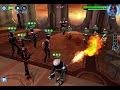 SWGOH, Grand Arena: Scoundrel (Dr. Aphra 3 Omicrons) vs Ewok