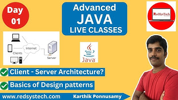 Advanced Java Live Session | Unveiling Client-Server Magic and Design Patterns | Java | RedSysTech