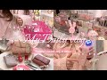 vlog | 可愛いもの探しが特技のピンク好き社会人の日常3日間🎀🛍️✨サンリオ/LOFT/スタバ/机の模様替え