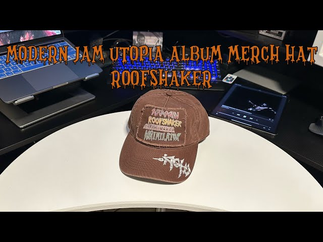 TRAVIS SCOTT ROOFSHAKER UTOPIA ALBUM MERCH HAT !! FIRE 