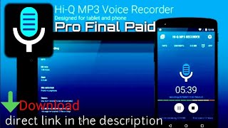 Download Hi-Q MP3 Voice Recorder Pro 2.5.1 Final Paid screenshot 4