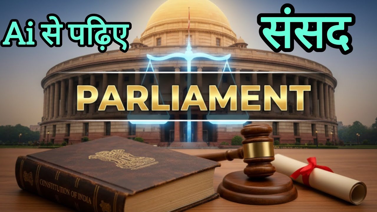 संसद (Parliament) कैसे काम करती है? | Lok Sabha, Rajya Sabha & President | Article 79 to 122 | Hindi