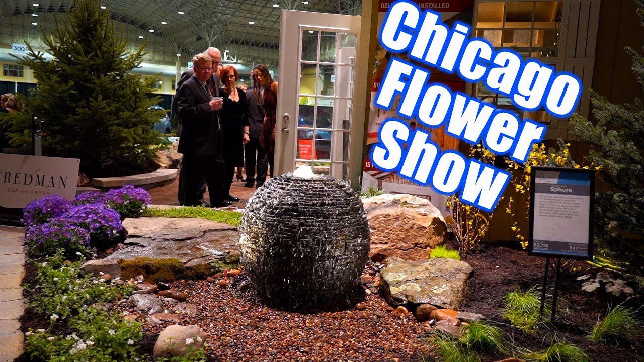 Aquascape Displays At Chicago Flower And Garden Show Youtube