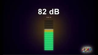 cheerometer or decibal meter in event on big screen #decibelmeter #cheermeter