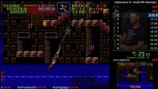 Castlevania IV 31:48.90 [World Record] - Speedrun