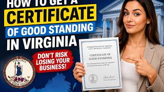 How to get a certificate of good standing in Virginia