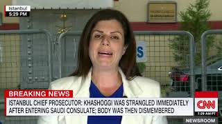 Strangled Immediately Prosector Khashoggi | Latest CNN News | Stay Alert News Network