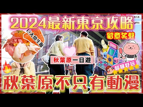 2024最新🇯🇵【秋葉原一日遊】東京自由行攻略🔥｜整棟遊戲機中心🎰｜超巨大刺身飯🍣｜動漫天堂👾😇｜求學業 湯島聖堂📔孔廟｜聖橋｜東京自由行攻略｜