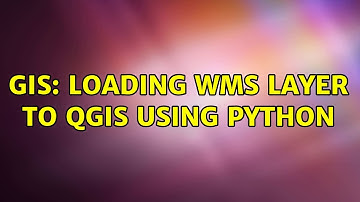 GIS: Loading WMS layer to QGIS using Python