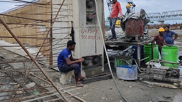 Grouting of Girder | Girder Grouting | #civilengineering #grouting