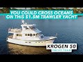 You could cross oceans on this $1.5m trawler yacht | Kadey-Krogen 50 tour | Motor Boat &amp; Yachting