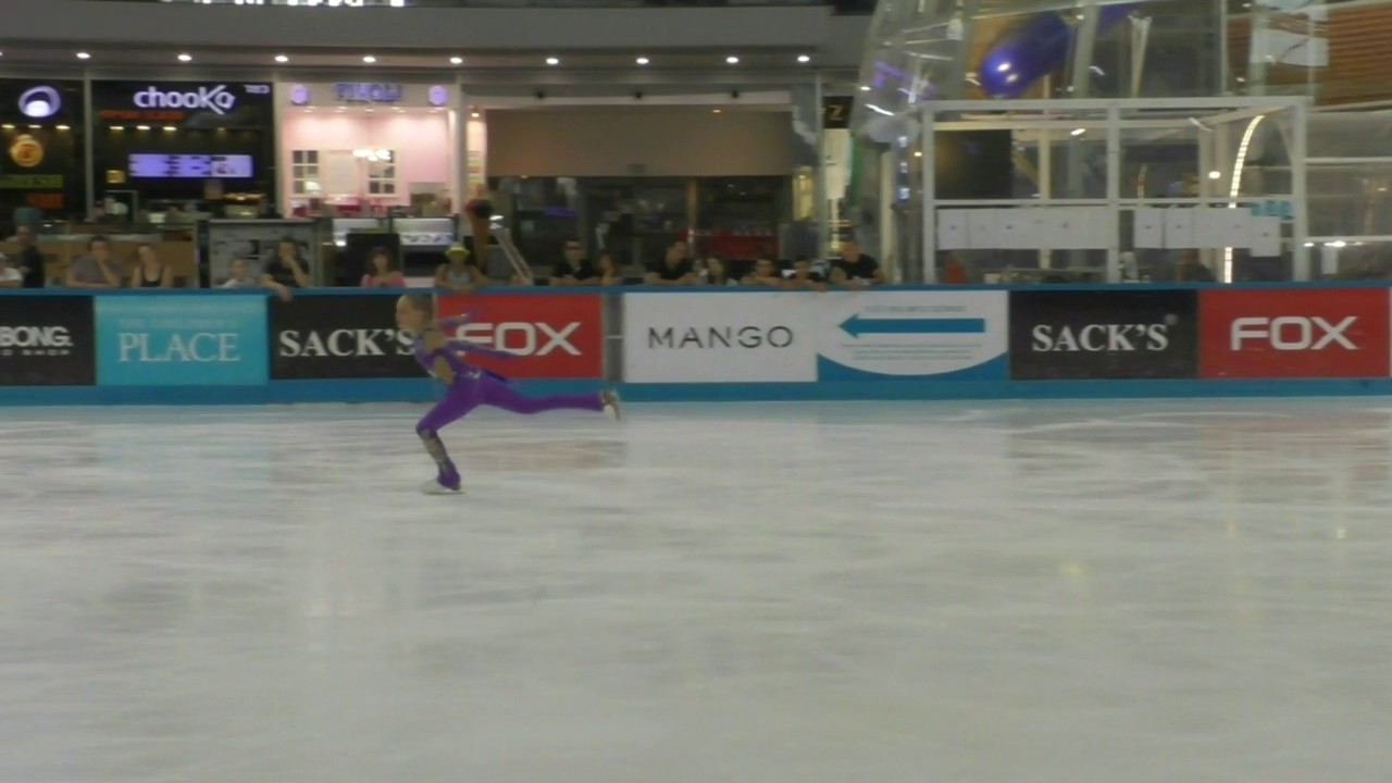 Israel Cup 2017 part 3  Basic Novice A girls  ПП 6 Anita ODESSKI ISR