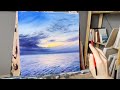 1/12 Море в цветах Января | Картина маслом | Katty Bo Art