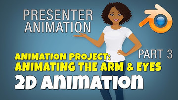 Presenter Animation - Animating using Keyframes - Blender 2.9 Grease Pencil - Part 3