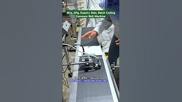 Mrp, Mfg, Expairy Date, Batch Coding Conveyor Belt Machine, Automatic Mrp Print Machine #shortvideos
