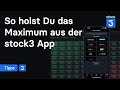 Stock3 app unterwegs am puls der brse  mit dieser anleitung holt ihr das maximum heraus