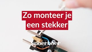 Hoe Zet Ik Een Stekker Aan Een Snoer?