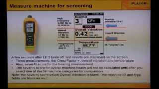 How to Trend and Interpret Results on a Machine for Vibration Screening with the Fluke 805 screenshot 3