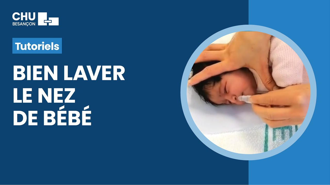 Comment laver le nez de son bébé ? 