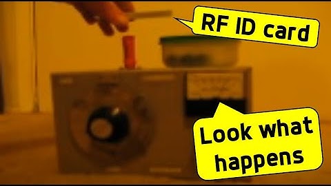 Using a dip oscillator to check an RFID