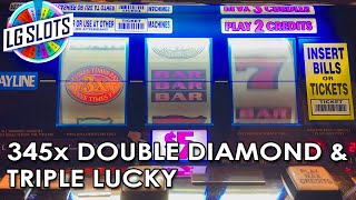Triple Lucky & 345x Double Diamond - High Limit screenshot 5