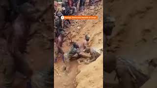 Miners in Congo escape from collapsed gold mine screenshot 3