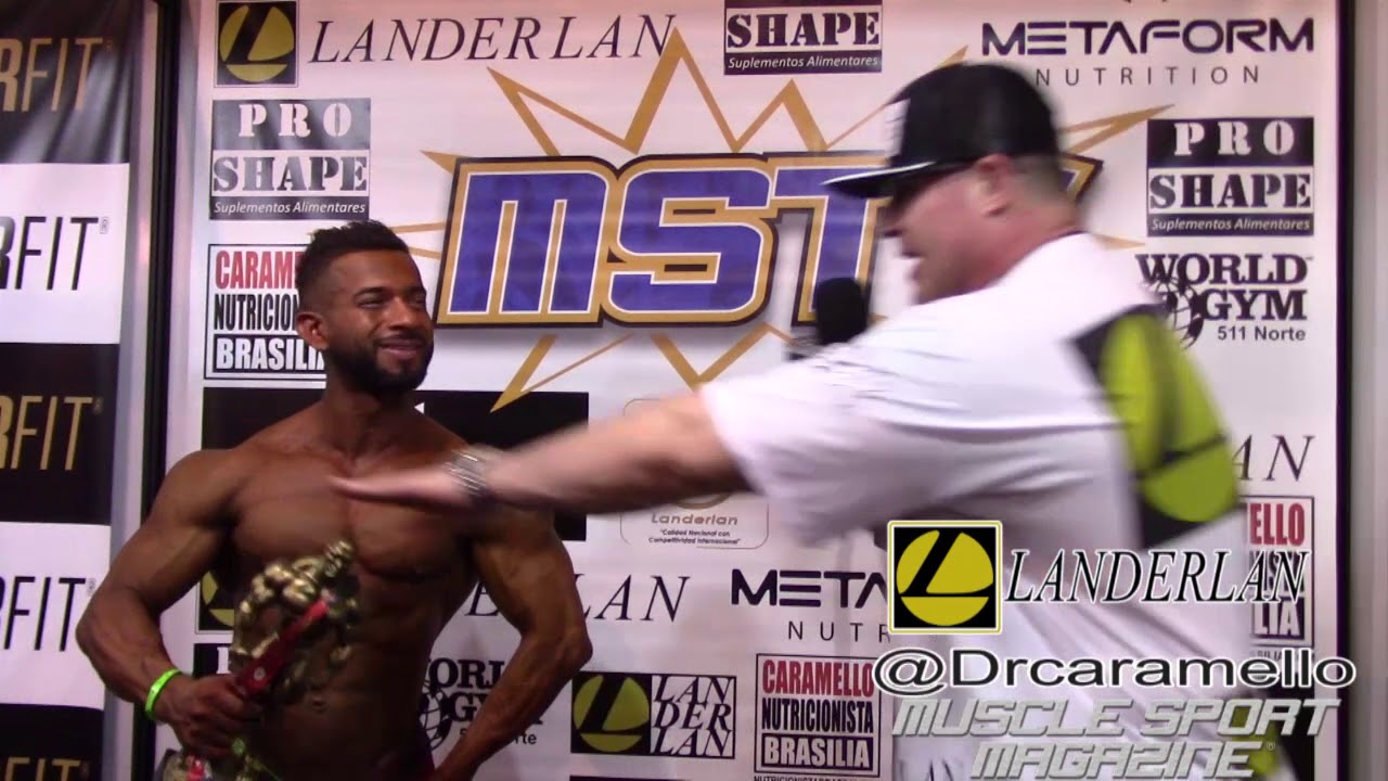 Diego Ribeiro (Vilão) no Arnold Classic Brasil 2018 - Caramello Nutricionista