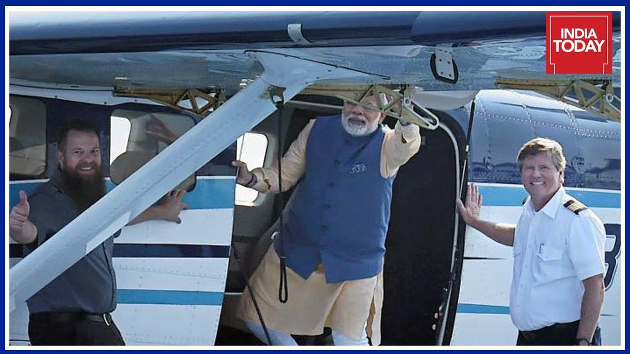 PM Modi Ends Gujarat Campaign With Seaplane Spectacle At Sabarmati Riverfront