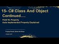 C# Field Vs Property | Auto-Implemented Property | C# Basic for Beginners | Learn C# Step by Step